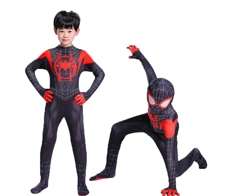 Miles Morales Spider-Man Style Bodysuit